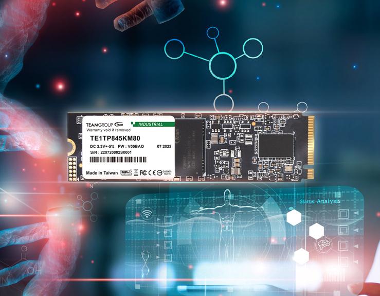 TEAMGROUP Introduces Its First Industrial-Grade PCIe Gen4 SSD with High Performance to Accelerate the Development of Innovative Applications in Biomedicine