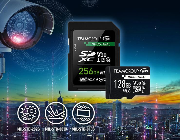 TEAMGROUP Launches Highly Efficient & Durable Industrial Memory Card for Surveillance Systems & Smart City Development