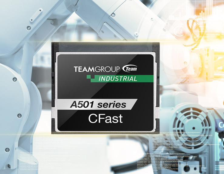 十銓科技工業級CFast 記憶卡  輕巧高效能 助力工業自動化發展