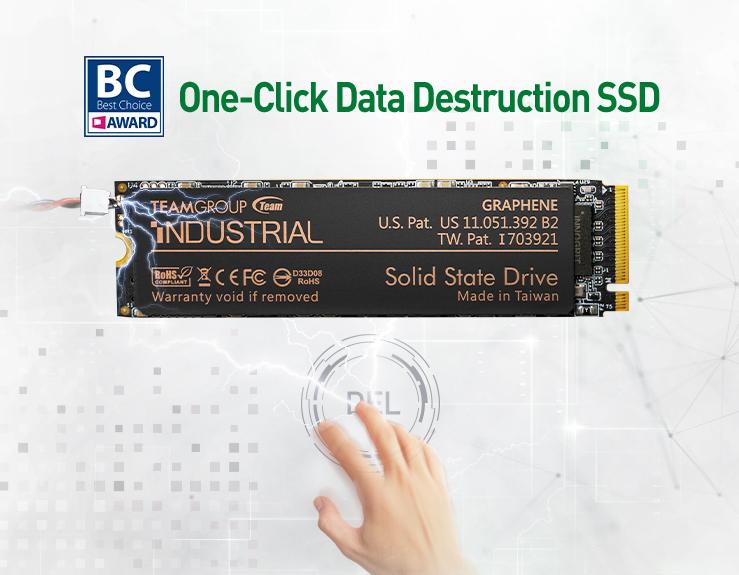 十銓科技推出P250Q一鍵銷毀固態硬碟 強化機敏資料防護、引領工控資安創新